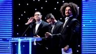 The Colons demonstrated different personalities at the Hall of Fame.